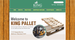 Desktop Screenshot of kingpallet.com